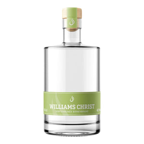 Brennlust Williams Christ - klarer Birnenbrand aus vollreifen Williams-Christ-Birnen in eleganter Flasche.
