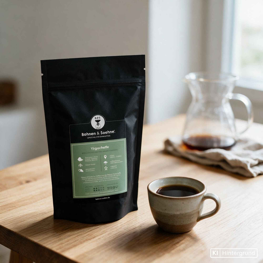 Yirgacheffe Single Origin Kaffeebohnen aus Äthiopien von Bohnen & Söhne